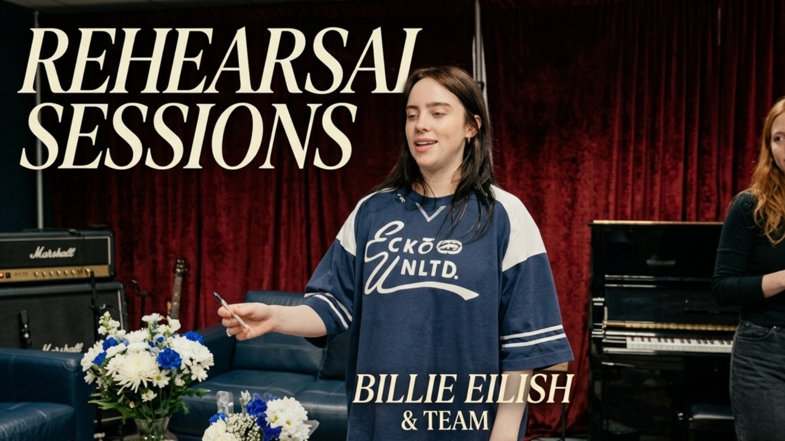 Billie Eilish Tour Grey Jersey